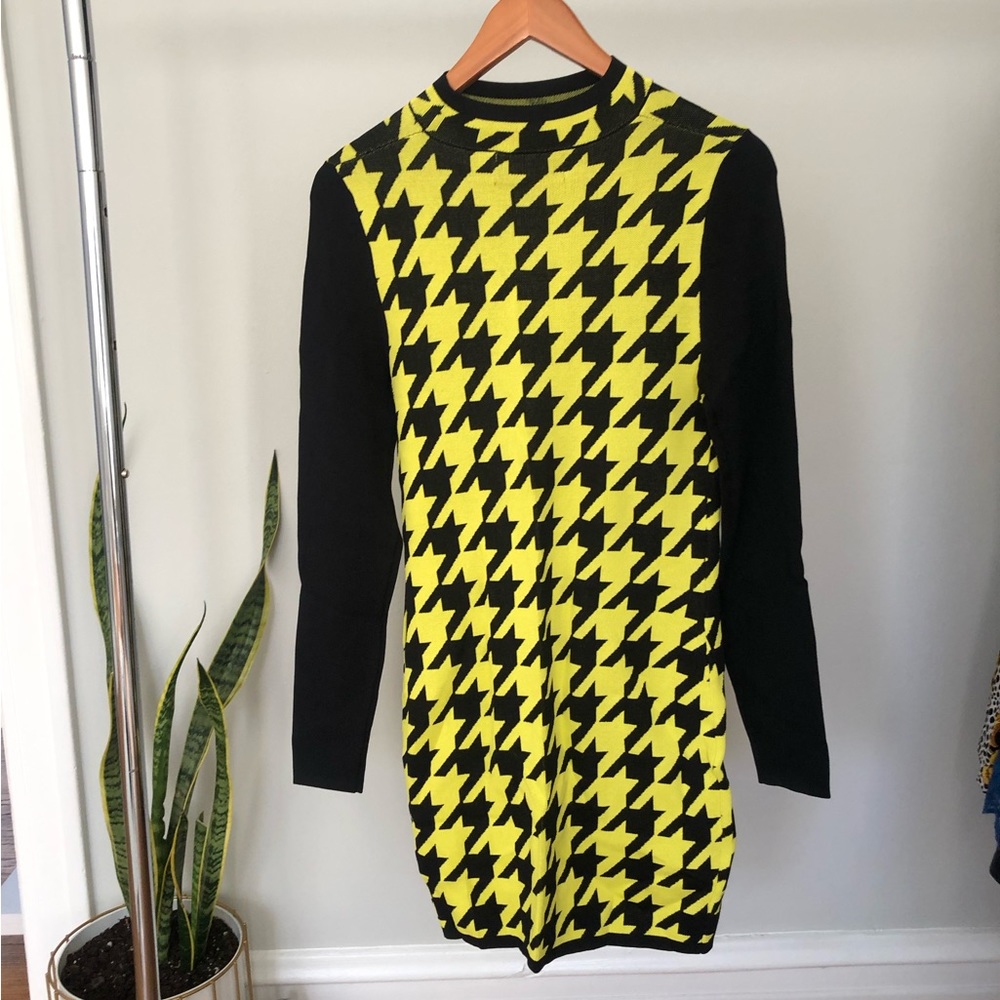 🕶️ Houndstooth Dress Gabrielle Union - Picture 7 of 9
